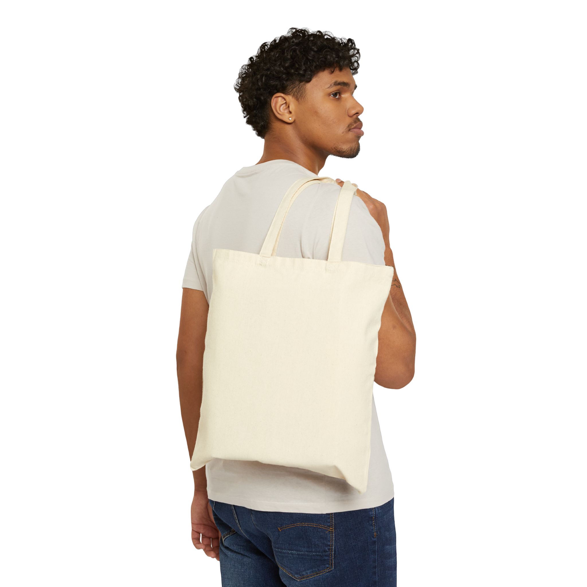 The Page Turners Book Club Cotton Canvas Tote Bag - Image 4